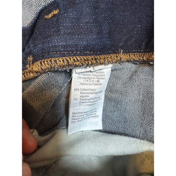 J. CREW Pants/Jeans size 34X34  Dark Blue Denim Straight Leg - Picture 8 of 12